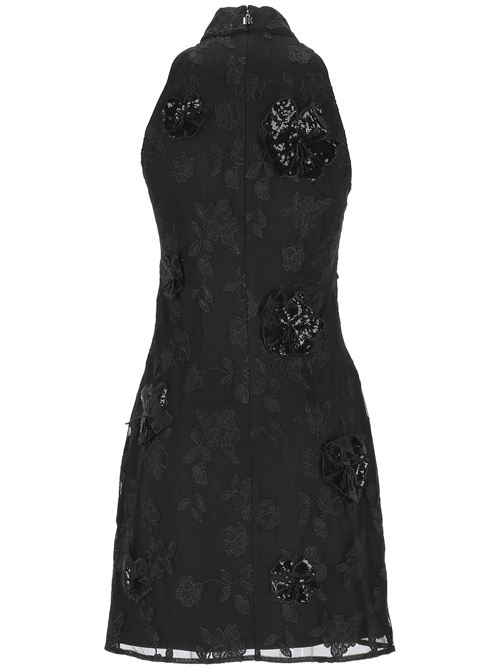 Short mesh dress with flower embroidery ROTATE BIRGERCHR | 113584100BCR1789100